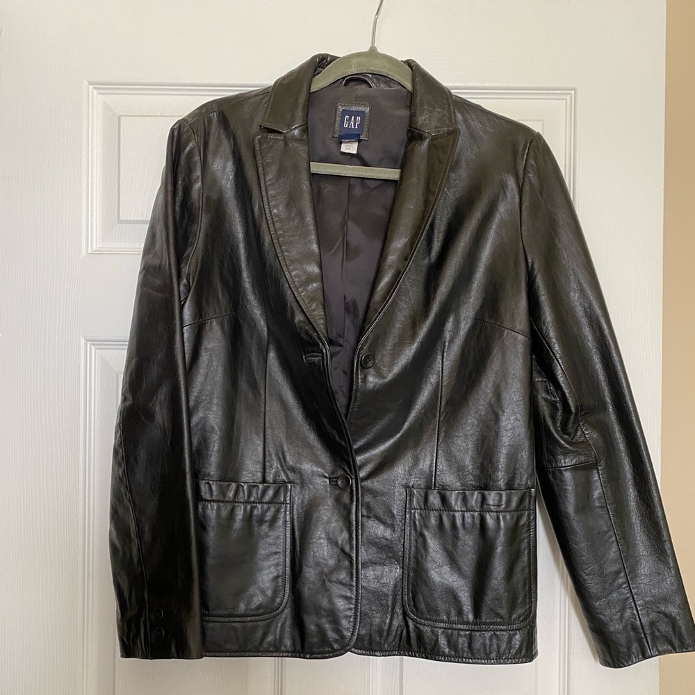 Gap Leather Jacket - image 2